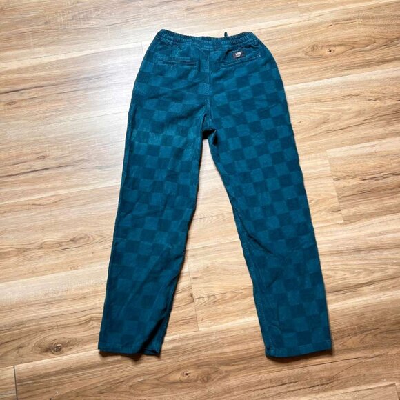 VANS Deep Teal Green “Check It Out” Range Corduroy Pants – Size S - Picture 4 of 7